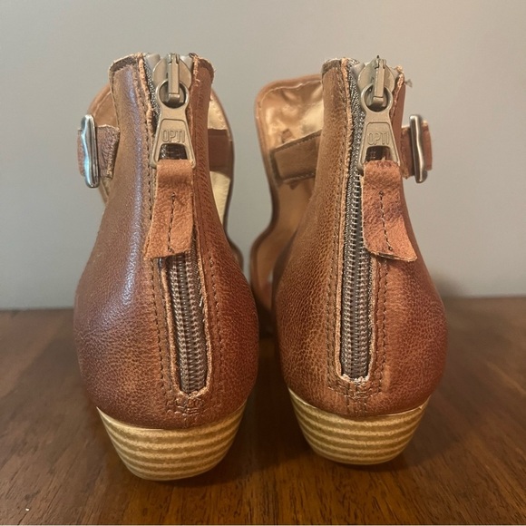 Miz Mooz Tan Leather Open Toe Leather Sandals Size wide 8.5 US/39 EUR - Picture 12 of 14